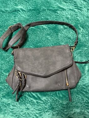 Women's Gray Convertible Crossbody Bag - Classic Everyday Style